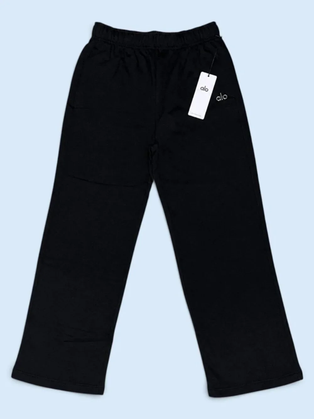 Alo Accolade Straight Leg Sweatpants - Black NWT Size L